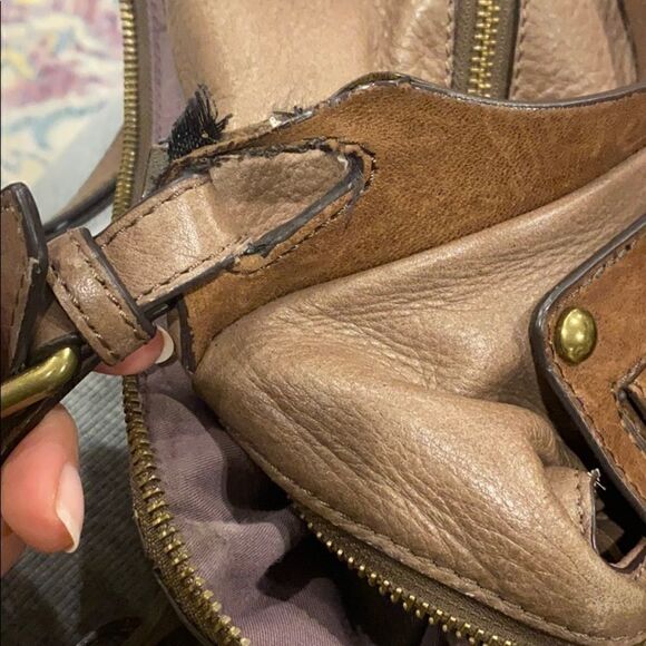 Kooba Leather Barkley Satchel in 'Naked' - Picture 8 of 11